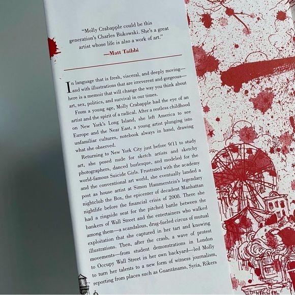 BOOK, Non Fiction, âDrawing Bloodâ,âMolly Crabapple, 338 Pages, Hardcove⊠- Picture 2 of 16